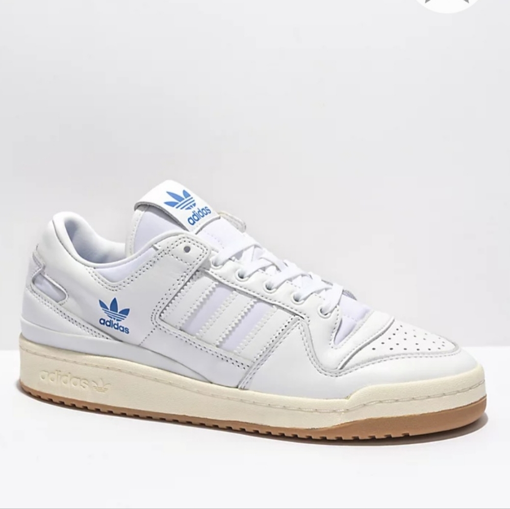 adidas Forum 84 Low ADV White & Light Blue Shoes